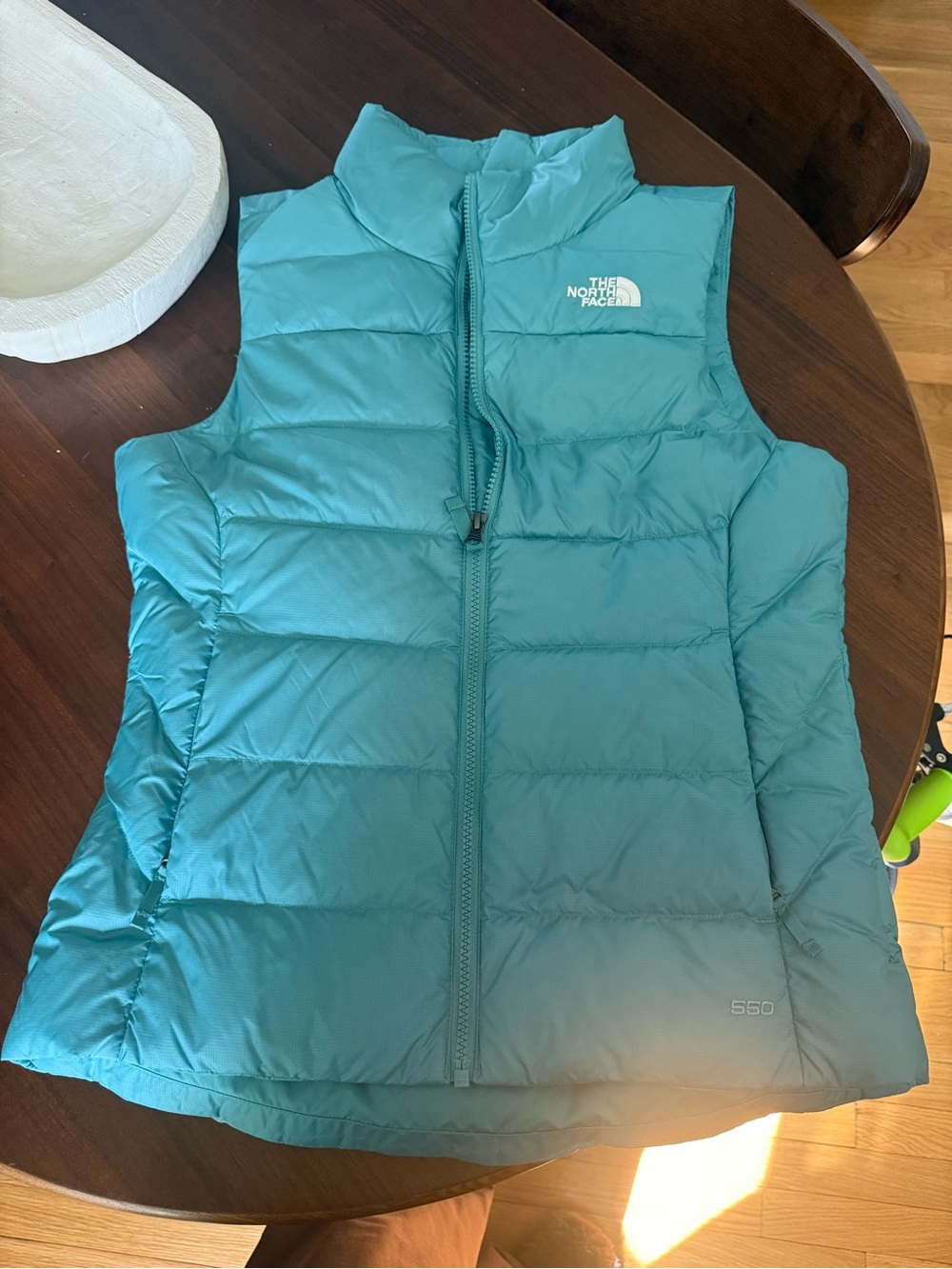 The North Face Women's Teal Puffy Vest